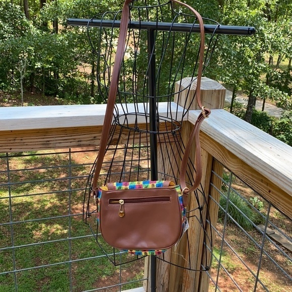 All Things Sundar Multi-color Paisley Crossbody - Picture 7 of 9